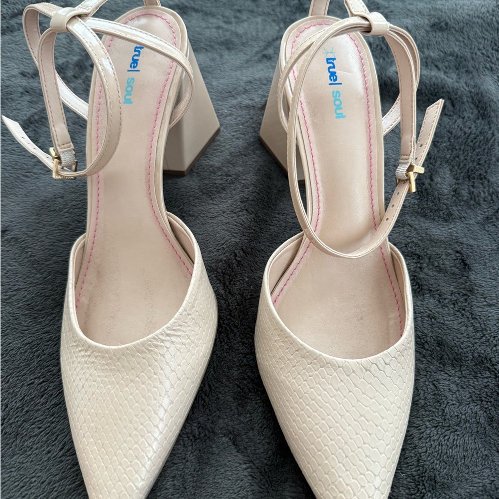 Cream Women's Heels